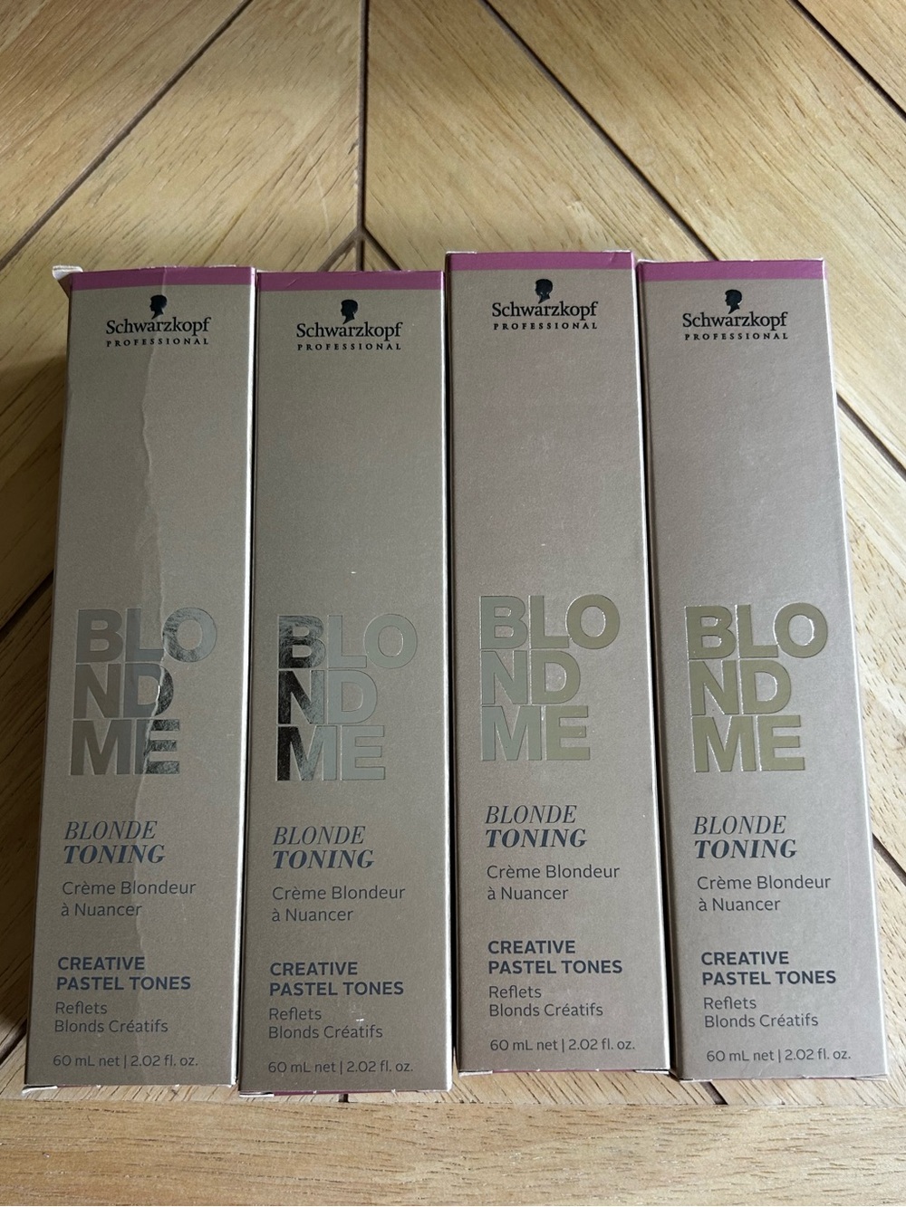 Schwarzkopf BLONDME Blonde Toning Cream – Steel Blue Blonde- 4 Pack